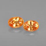 6mm x 4mm Oval Facet Spessartite Garnet 1.5ct