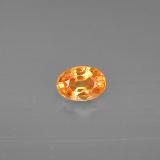 0.7 carat Mandarin Orange Oval Facet Spessartite Garnet 6mm x 4