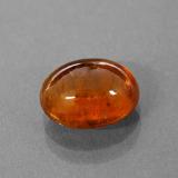 3 ct Transparent/Translucent Oval Cabochon Spessartite Garnet 9mm x 7