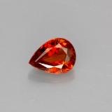 0.8 ct VVS-VS Pear Facet Spessartite Garnet 6.5x5mm