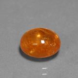 4 ct Translucent Oval Cabochon Spessartite Garnet 9.5x7.5