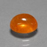 3 ct Translucent Oval Cabochon Spessartite Garnet 8.5x7