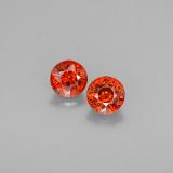 2 ct VVS-VS Round Facet Spessartite Garnet 5.5mm