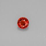 5mm Round Facet Spessartite Garnet 0.8ct