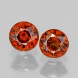 5.5 mm Round Facet Spessartite Garnet 1.5ct