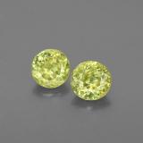 0.9 ct VS-SI Round Facet Sphene 4.5 mm