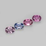 2.5 carat Multicolor Oval Facet Spinel 6mmx4mm