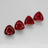 2 carat Red Trillion Facet Spinel 5mmx5mm