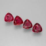 5mm x 5mm Spinel 2ct Trillion Facet in Red