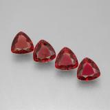 2 carat Red Trillion Facet Spinel 5x5