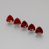 3 carat Red Trillion Facet Spinel 5x5mm