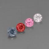 5 mm Spinel 2.5ct Round Facet in Multicolor