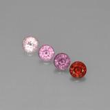 5 mm Spinel 2.5ct Round Facet in Multicolor
