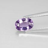 0.9 carat Purple Oval Facet Spinel 7x5mm