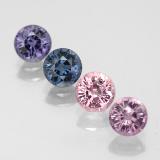 4.5 mm Spinel 2ct Round Facet in Multicolor