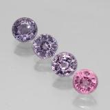 4mm Spinel 1.5ct Round Facet in Multicolor
