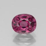 6.5x5.5 Spinel 1ct Oval Facet in Purple Rose