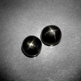 7mm x 7mm Oval Cabochon Star Diopside 4ct