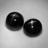 7mm Round Cabochon Star Diopside 4ct