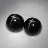 4 ct Opaque Round Cabochon Star Diopside 7mm