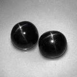 4 ct Opaque Round Cabochon Star Diopside 7 mm