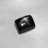 7x5mm Star Diopside 2ct Baguette Cabochon in Black