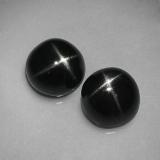 4 ct Opaque Round Cabochon Star Diopside 7mm