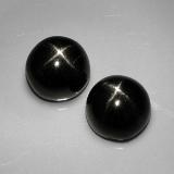 4 ct Opaque Round Cabochon Star Diopside 7mm