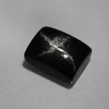 8x6mm Baguette Cabochon Star Diopside 3ct