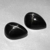 10mmx7mm Pear Cabochon Star Diopside 6ct