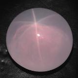 47mm x 44.5 Oval Cabochon Star Rose Quartz 522ct
