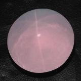 28.5x27mm Star Rose Quartz 121ct Oval Cabochon in Pink