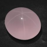 28.5mm x 25mm Oval Cabochon Star Rose Quartz 107ct