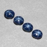 2.5 ct Opaque Oval Cabochon Star Sapphire 5mmx4mm