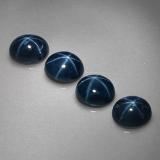 2.5 ct Opaque Oval Cabochon Star Sapphire 5x4mm