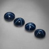 2.5 carat Blue Oval Cabochon Star Sapphire 5.5mmx4mm