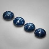 3 carat Blue Oval Cabochon Star Sapphire 5mmx4mm