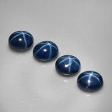 2.5 ct Opaque Oval Cabochon Star Sapphire 5mmx4mm