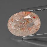 2.5 ct Transparent/Translucent Oval Facet Sunstone 11mmx8mm
