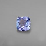 0.8 carat Violet Blue Cushion Cut Tanzanite 6mmx6mm