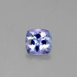 6x6mm Cushion Cut Tanzanite 0.9ct