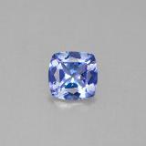 0.9 ct VVS Cushion Cut Tanzanite 6mm x 6mm