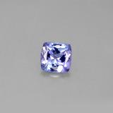 6x6mm Cushion Cut Tanzanite 0.9ct