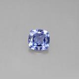 1 ct VVS Cushion Cut Tanzanite 6mmx6mm