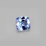 0.9 carat Violet Blue Cushion Cut Tanzanite 6mmx6mm