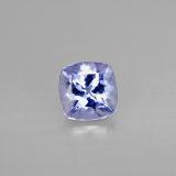 6mmx6mm Cushion Cut Tanzanite 1ct
