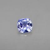 0.7 carat Violet Blue Cushion Cut Tanzanite 5.5mmx5.5mm