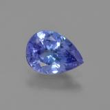 8x6 Pear Facet Tanzanite 0.9ct