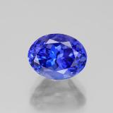 9mm x 7mm Tanzanite 2.5ct Oval Facet in Violet Blue