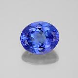 2.5 carat Violet Blue Oval Facet Tanzanite 9.5mm x 8mm